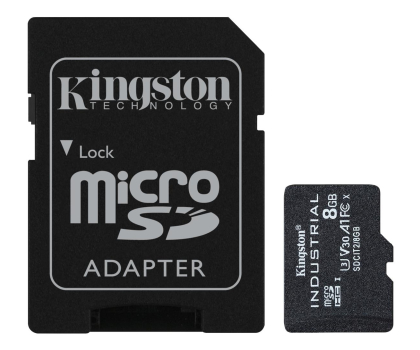 Karta pamięci microSD Kingston 8GB microSDHC Industrial C10 A1 pSLC